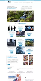 Vista del sitio web de CRLegal.com.mx