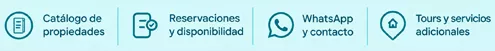 Funcionalidades destacadas del sitio RentaSanCarlos.mx