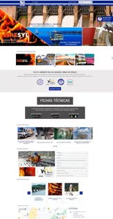 Vista del sitio web de SYLPYL.com.mx